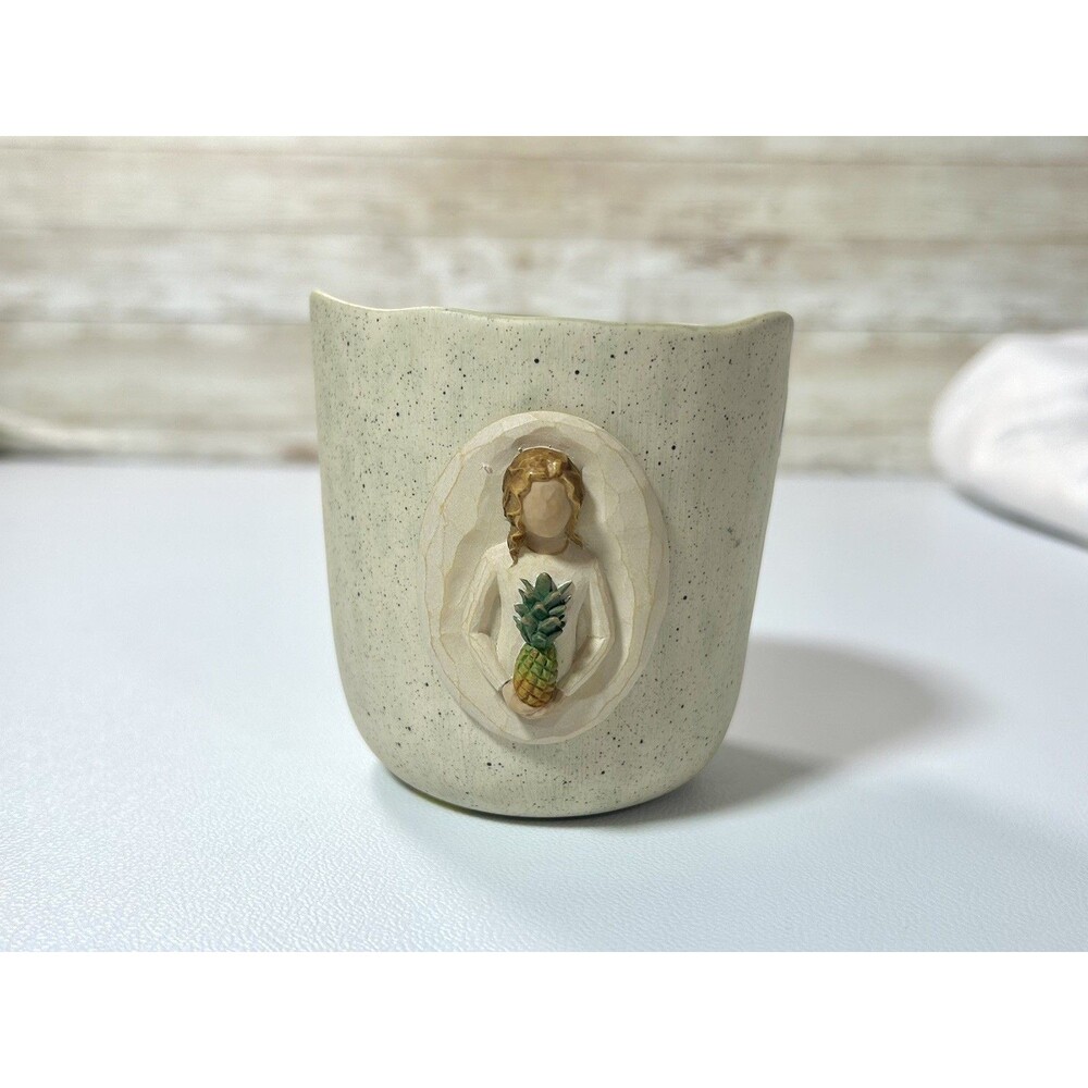 Willow Tree Demdaco Holding Pineapple Candleholder by Susan Lordi